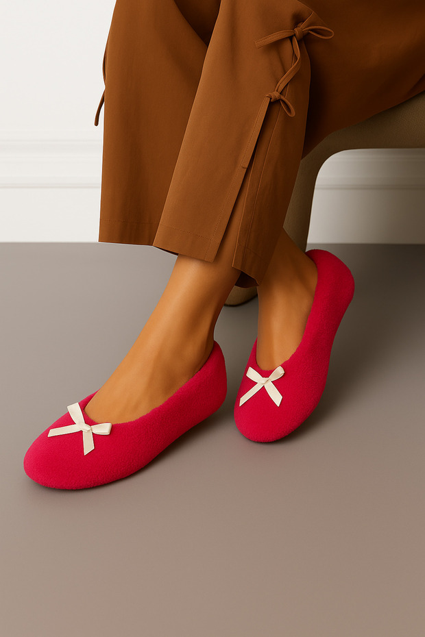 Women's Booties Slippers Foldable Portable in Bag Home Slippers Non-Slip Non-Sound Sole