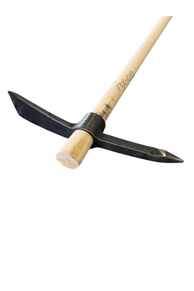 Dövme Çelik Madenci Defineci Kazması 120 cm Saplı - 5