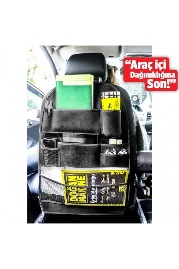 Siyah Süet Organizer - 2