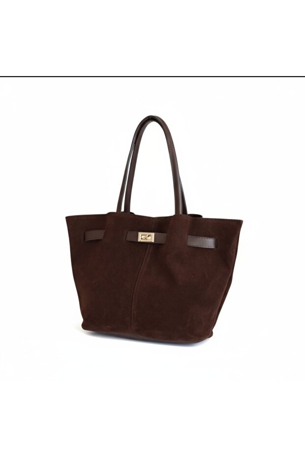 Casual Daily Stylish Handbag Shoulder Bag Nubuck Soft Lightweight Handbag