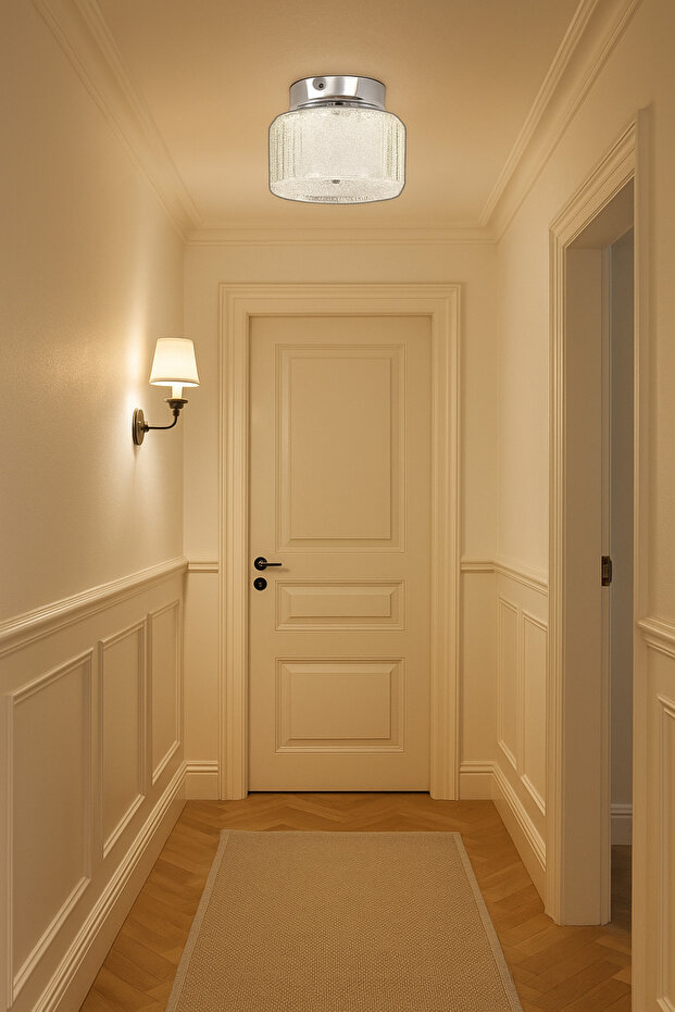 Mercan Tekli Şeker Camlı LED Avize – 3 Renk Işık Modlu (Beyaz / Sarı / Gün Işığı) - 3