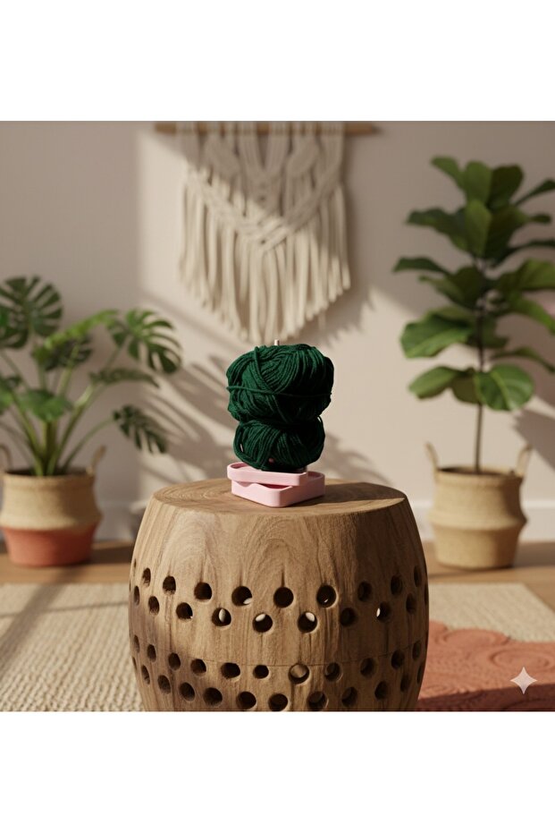 Heart Spinning Machine |   Practical and Stylish Wool Holder |   Perfect Helper for Hand Knitting - 6