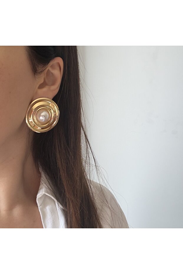 Çelik Adele Küpe - 3