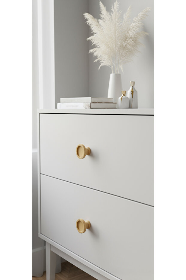 ahşap kulp lüks country mobilya kulpu çekmece dolap kulpu - 1