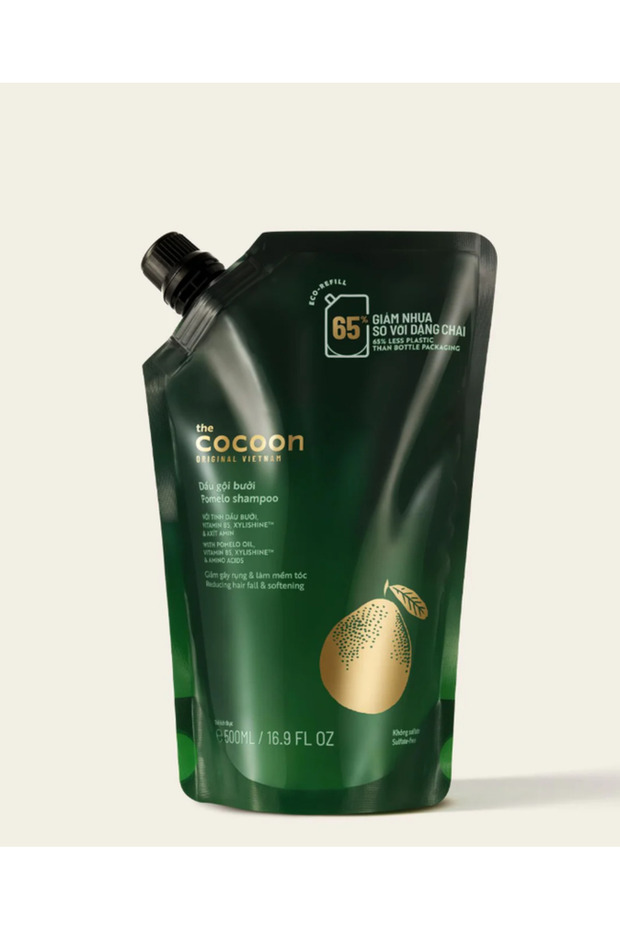 Pomelo Shampoo Refill 500ml with Pomelo Oil and Xylishine for Smooth and Strong Hair