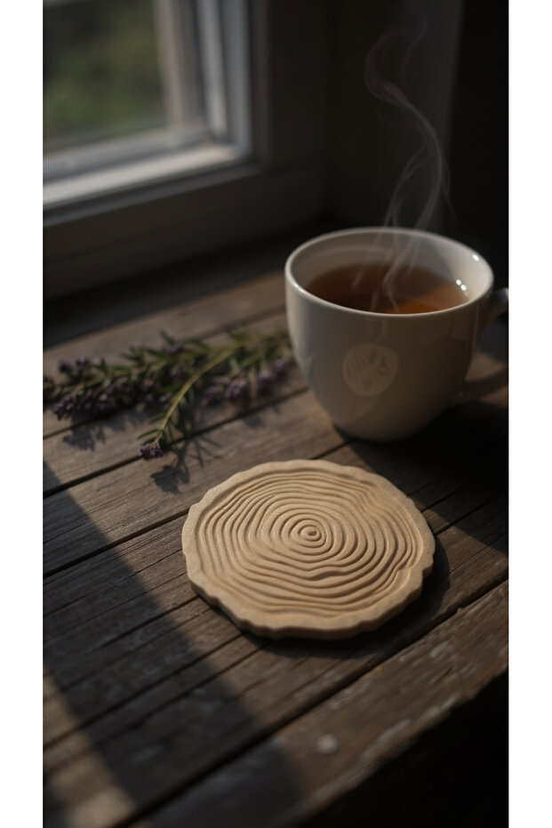Timber Rings 4-Piece Coasters - 8