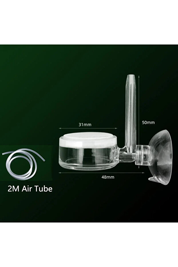 atomizer with tube Air Pump Sand Stone Aquarium Oxygen Pump Fresh Air Stone Nano Bubble Bar Aquarium