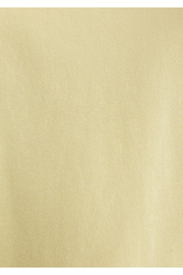 Sarı Basic Tişört Regular Fit / Normal Kesim 1600955-71303 - 6