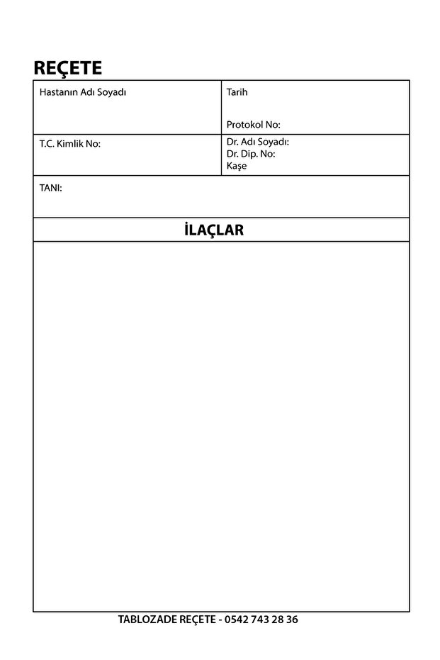 Tablozadee Reçete - 1