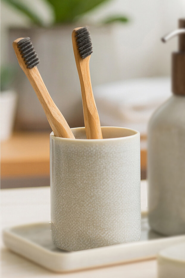 Elegance 6'lı Banyo Seti - Gri - 7