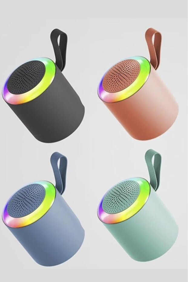 Bluetooth Hoparlör SD USB Destekli D24 Pembe - 4