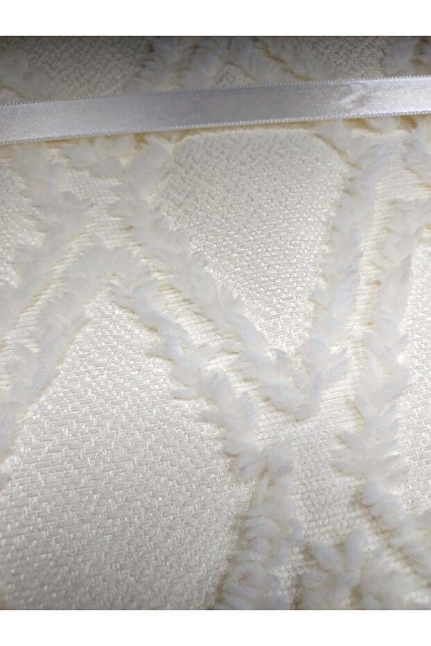 Prestij Puffy Yakut 3 Parça Çift Kişilik Yatak Örtüsü, Pike Örtüsü (250x260)-Krem - 3