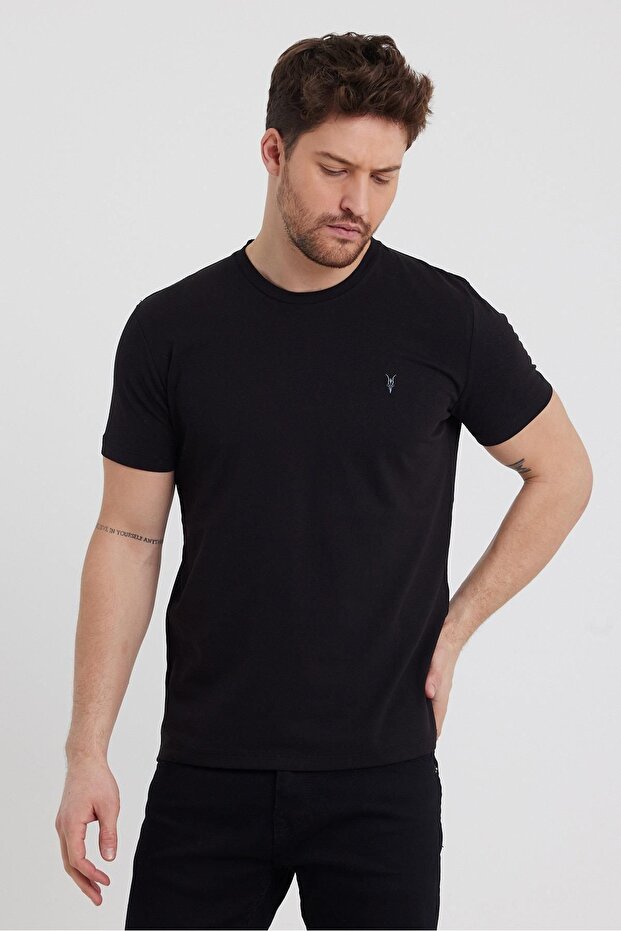 Μπλουζάκι Black Standard Mold Basic 5 Pack - 8