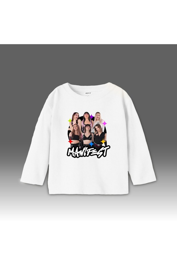 Manifest Music Group Girls' Long Sleeve T-Shirt / t Shirt 100% Cotton