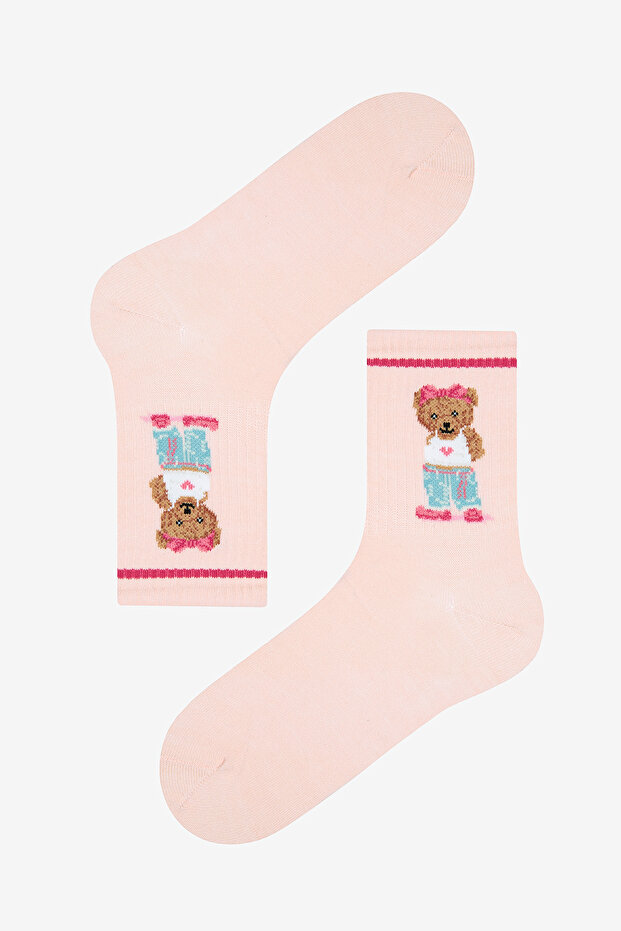 Módne tenisky Bear Light Pink Socket Socket - 1
