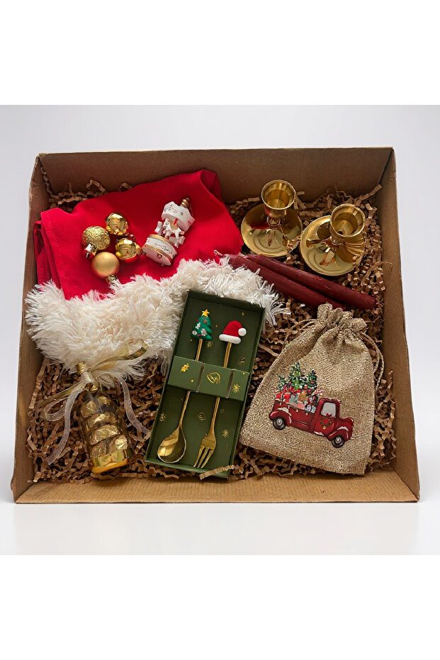 Yılbaşı Hediye Kutusu – Şamdanlı ve Sürpriz Dolu - 5