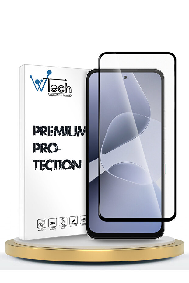 Infinix Hot 60i 4G 2025 E2E Series Full Glue Full Cover Tempered Glass Clear/Black