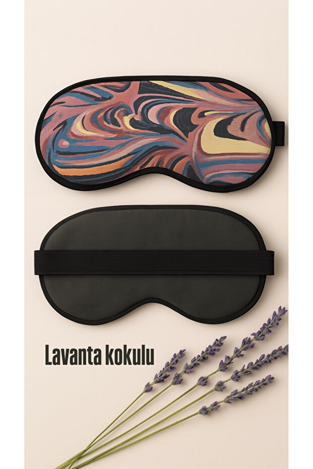 Metropolitan Lavanta dolgulu uyku bandı göz bandı lavanta kokulu