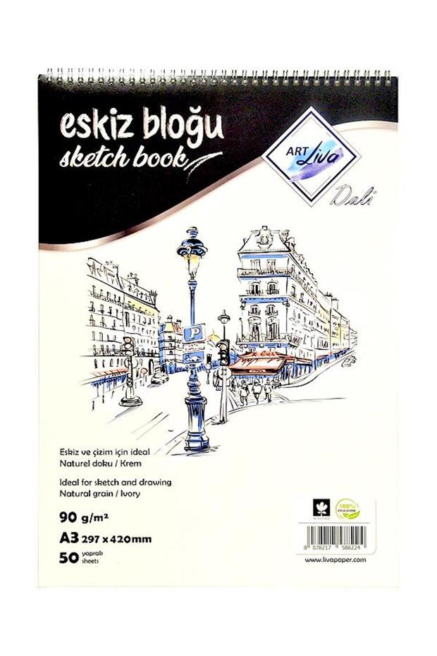 دفتر رسم A3 90 جرام