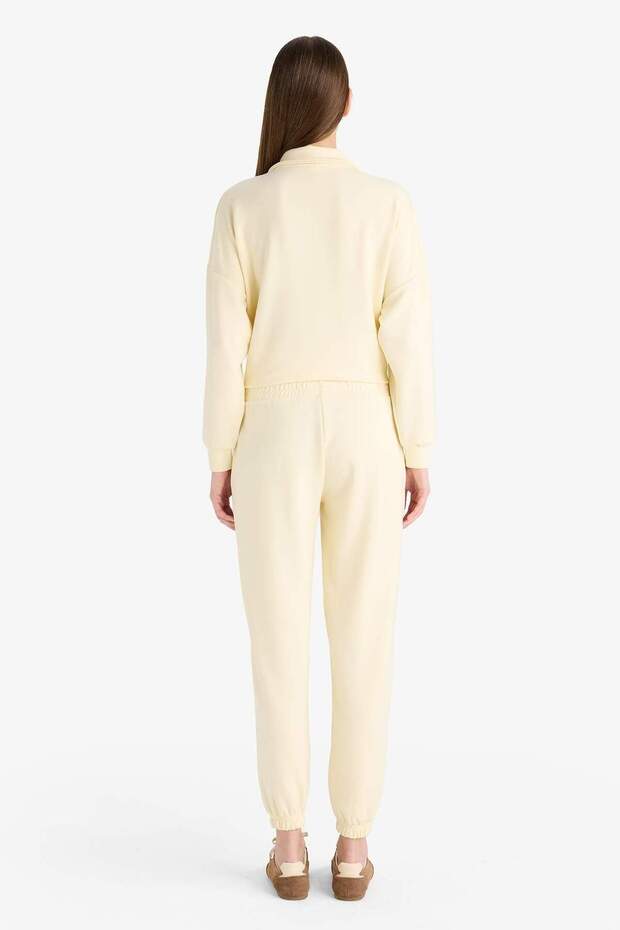 Basic Plain Long Pajama Bottoms with Elastic Waist-Fall in Love G0070Ax25Wn - 8