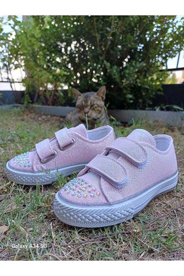 Girl's Sneakers Pink Shoes (Not Lighted, Size 31-35)