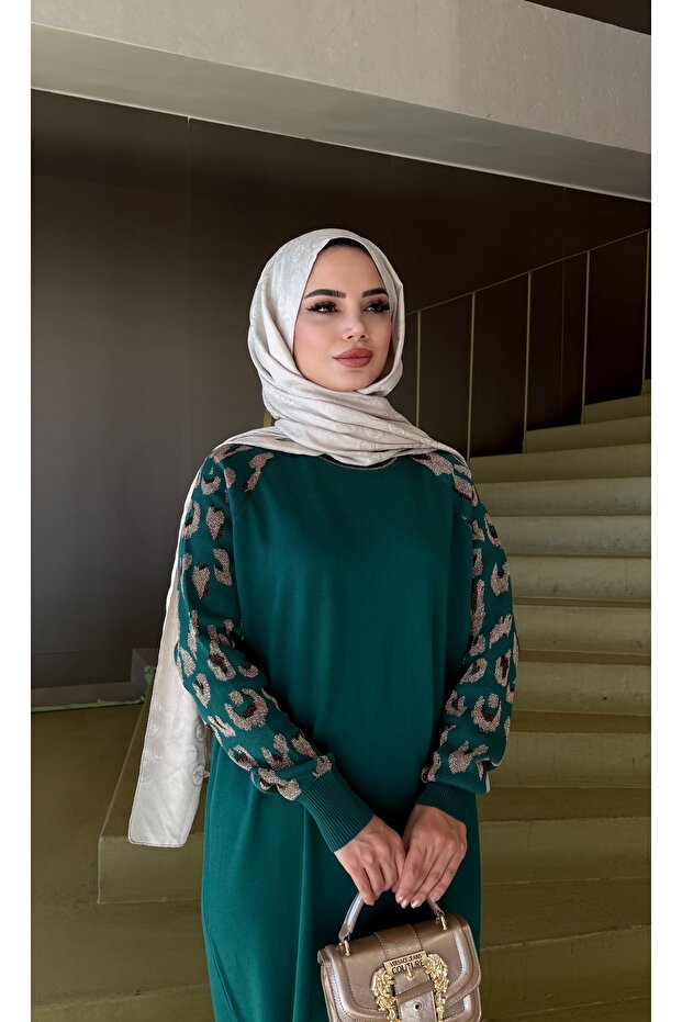 فستان ميرسيريزد بنقشة الفهد - 4