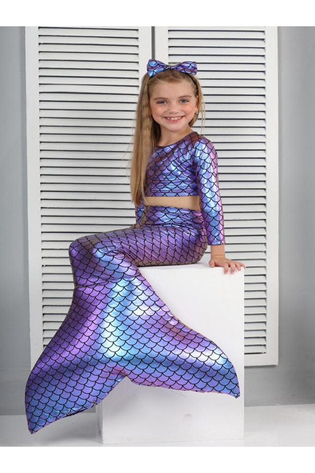 Long Sleeve Mermaid And Costume