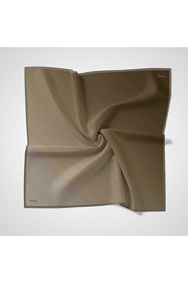 Eșarfă cu gradient natural - 1