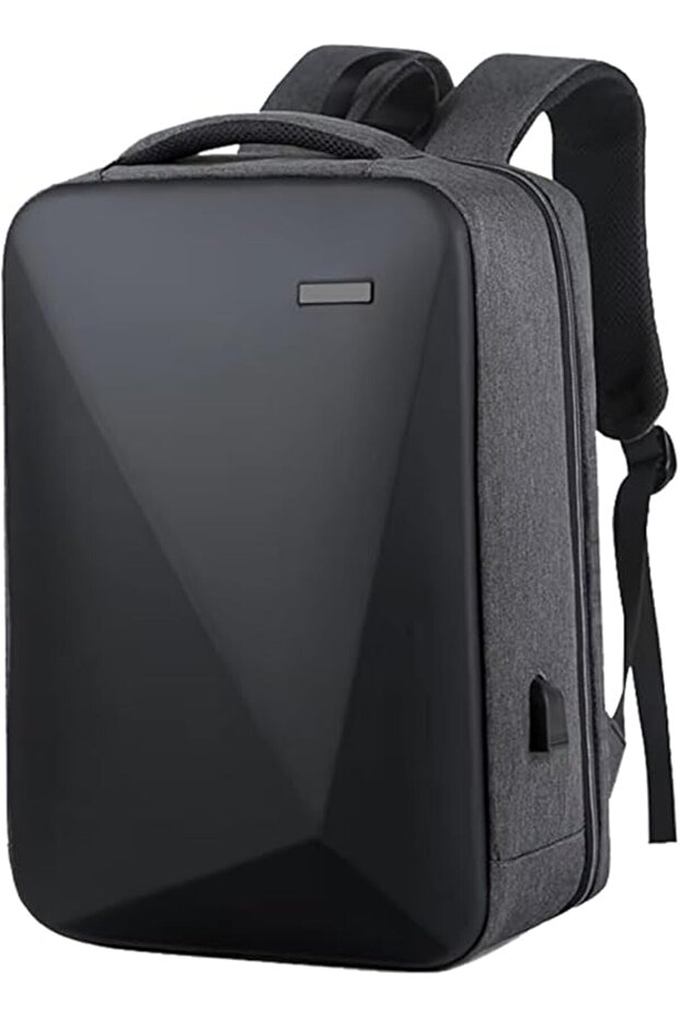Hard Shell Laptop Backpack – Stylish Water-Repellent Travel Bag for 15.6" Laptop