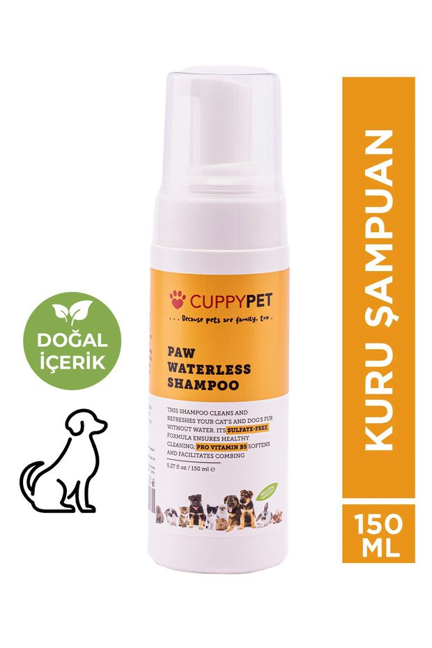 Köpekler İçin Kuru Şampuan 150 ml - 1