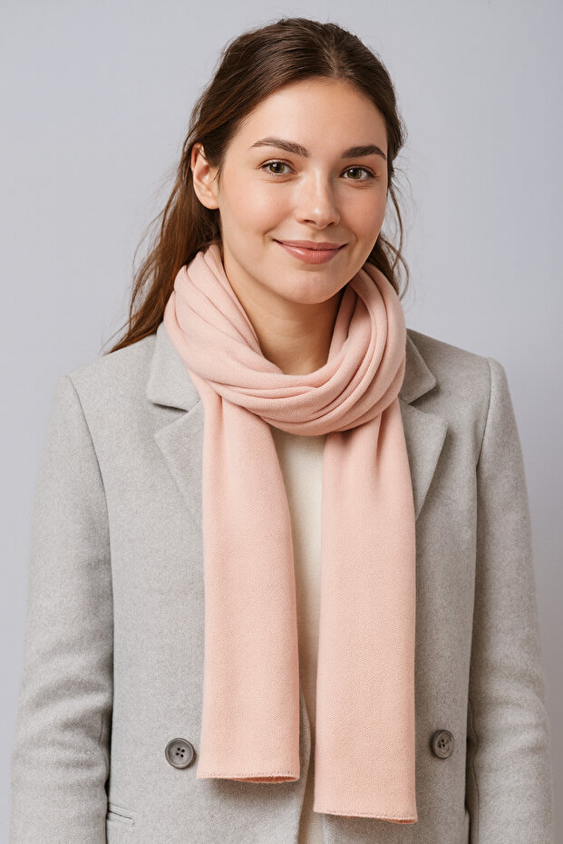 Tek Renk Klasik Atkı - 1