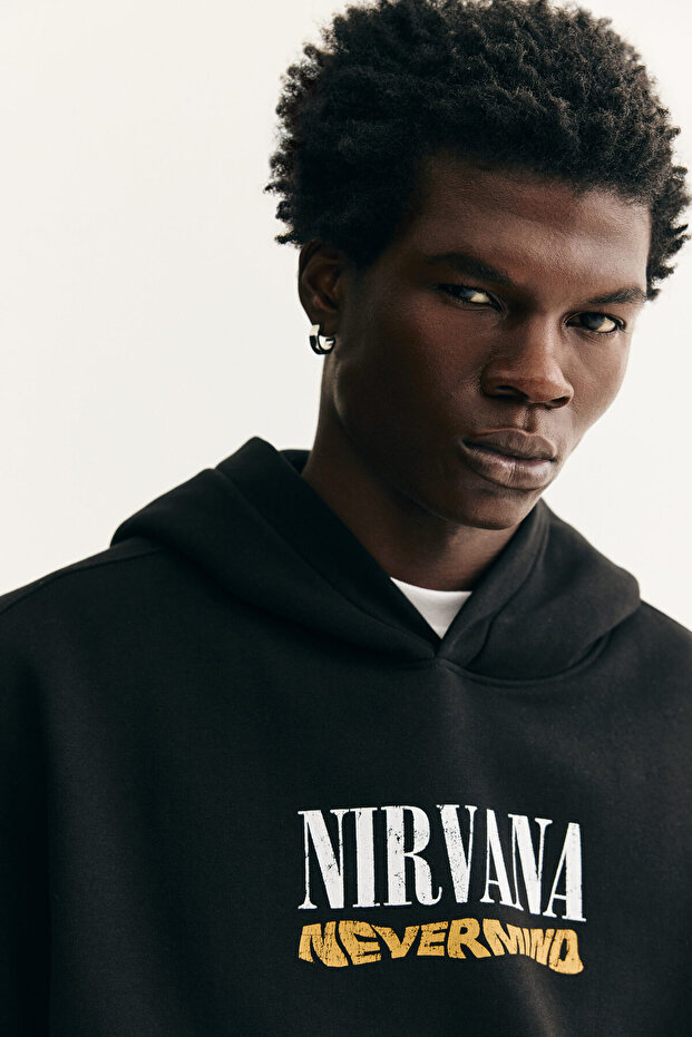 Loose Fit Kapüşonlu Üst - 3