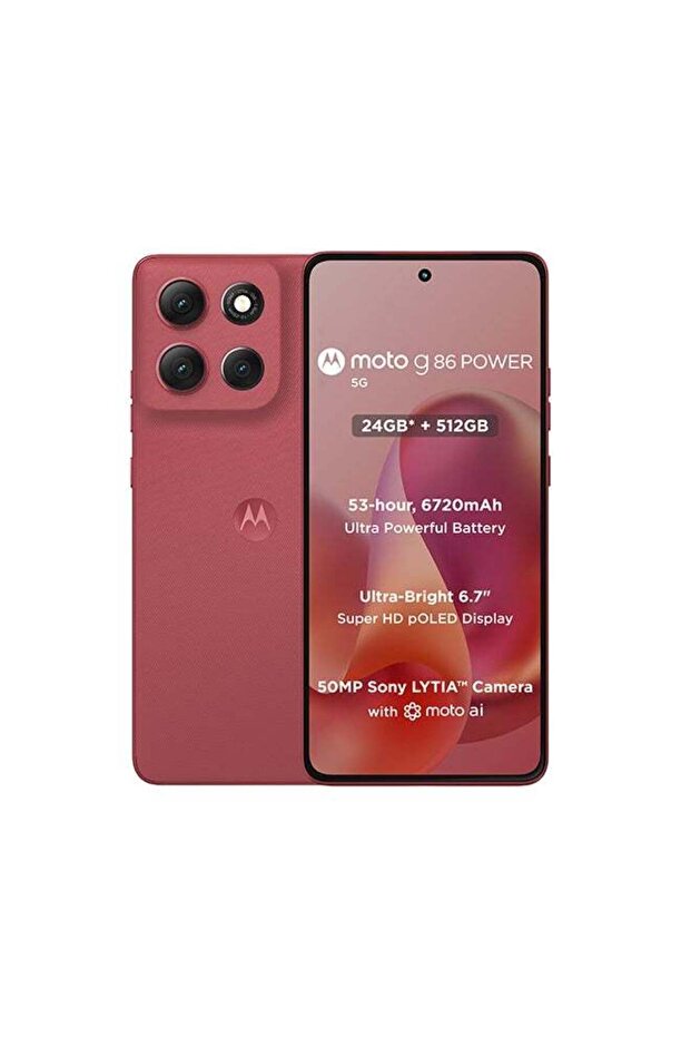 Moto G86 Power Nano + eSIM PANTONE Chrysanthemum 8+16GB RAM 512GB 5G