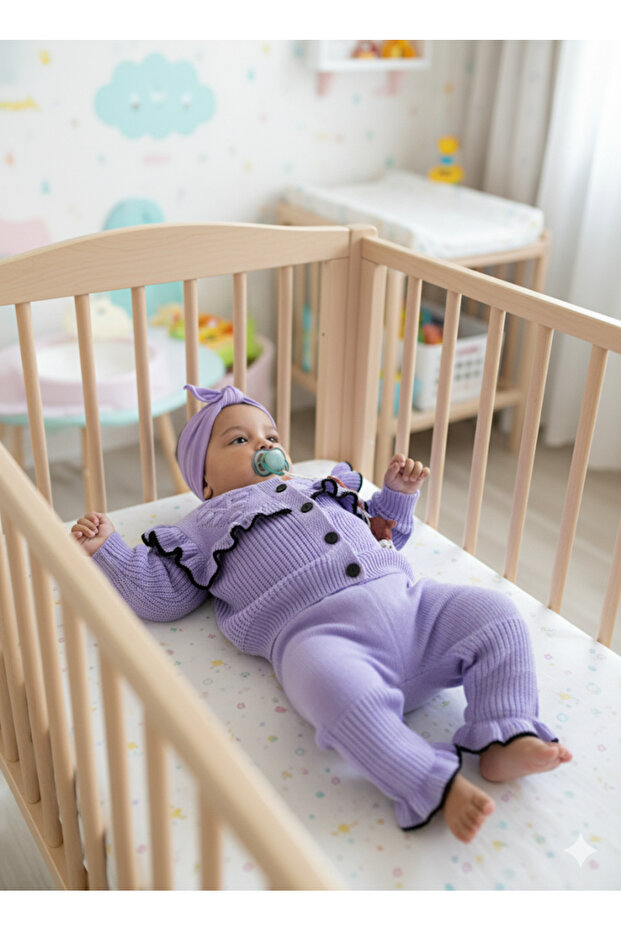 TRİKO ÖRME KAZAK VE PANTOLON TAKIM - 4