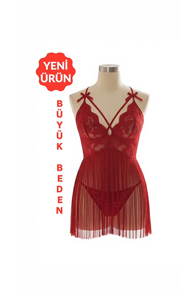 Dantel detaylı Gecelik - 2