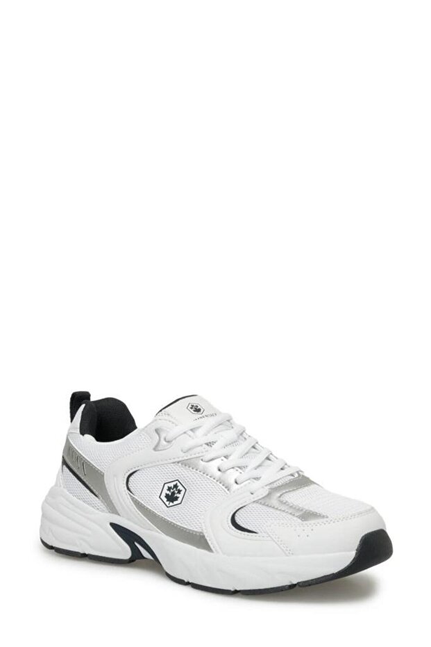 POL 4FX WHITE NAVY COMFORT RUNNING AND WALKING SPORTS SHOES