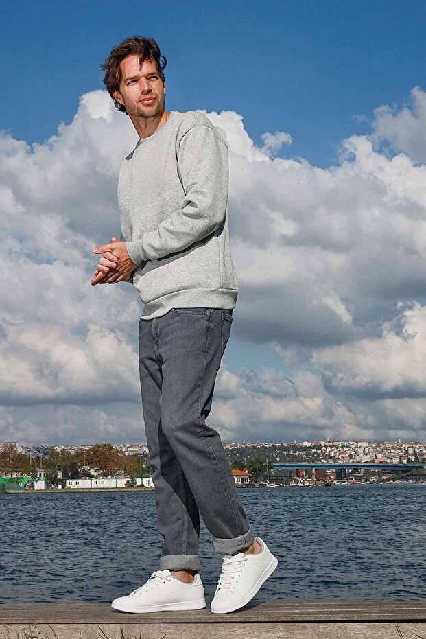 15307 B9 Erkek Günlük Spor Ayakkabı JA115307121ET-1BEYAZ - 2