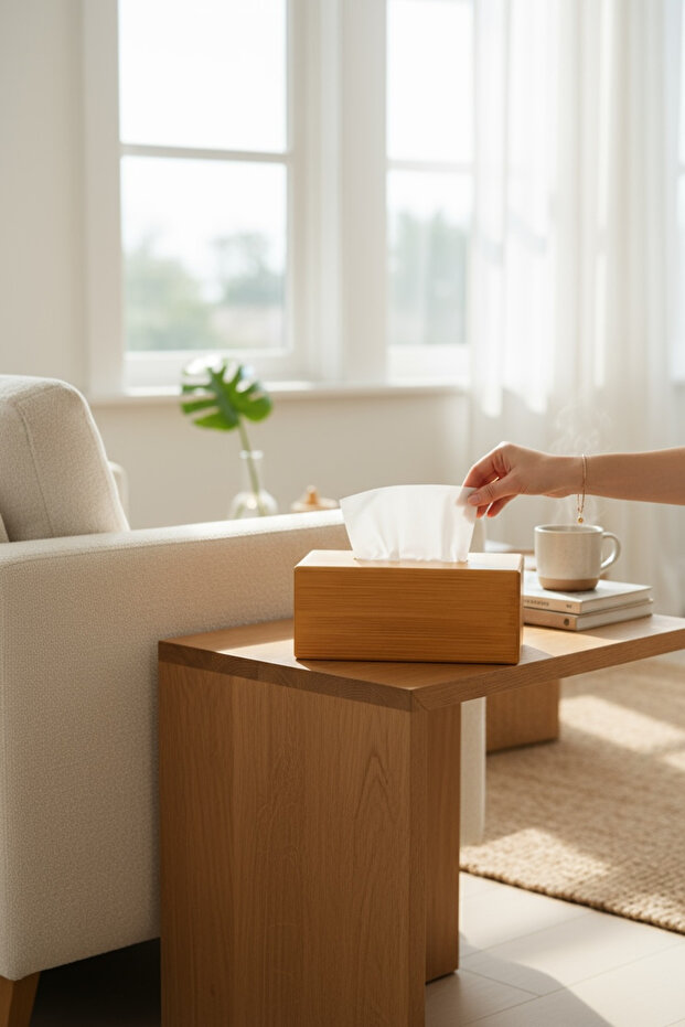 Bambu Tekçek Peçetelik / Dispanseri - 5