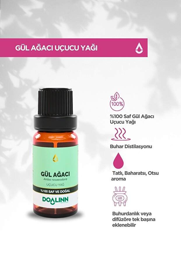 Rosewood Essential Oil (Aniba Rosaeodora) 10 Ml.