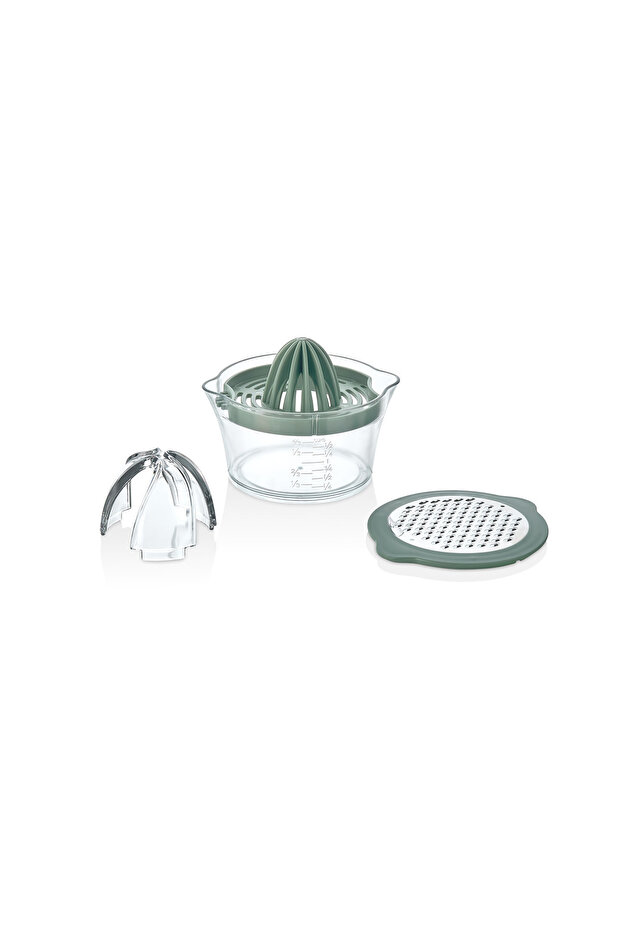 Multi5 Multifunctional Squeezer, Juicer, Grater and Egg Separator Set, Green - 3