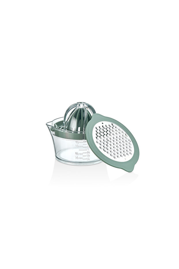 Multi5 Multifunctional Squeezer, Juicer, Grater and Egg Separator Set, Green - 5