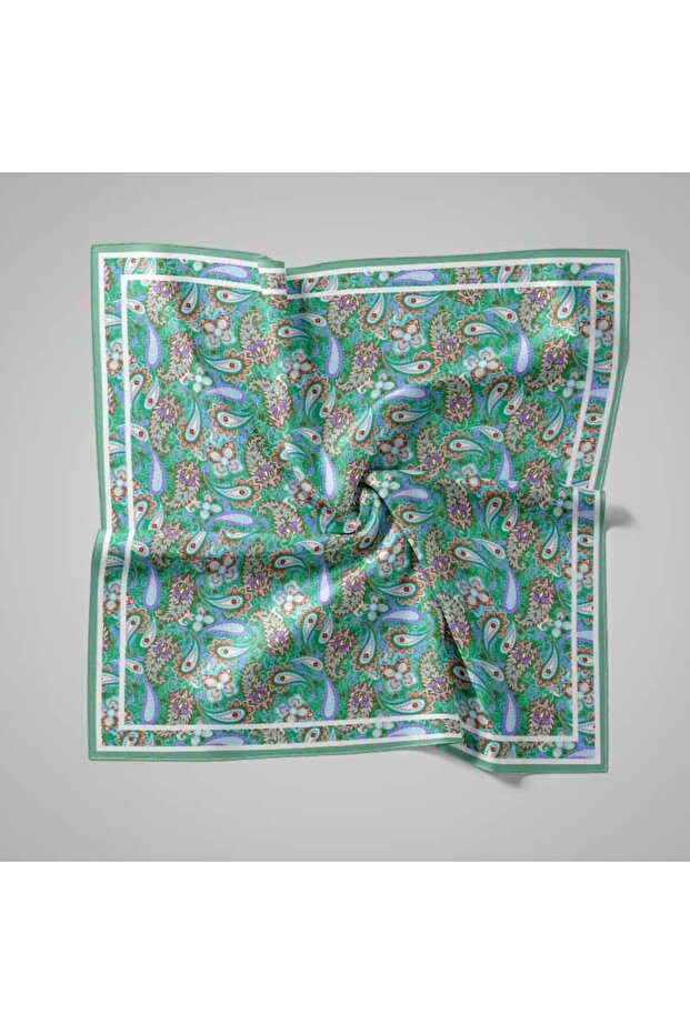 Natural Patterned Scarf - 1