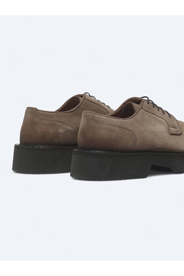 Vizon Süet Smart Casual Ayakkabı - 5
