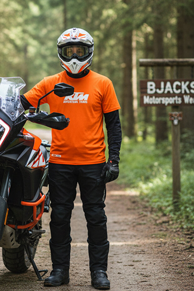 تي شيرت KTM Adventure Premium باللون البرتقالي