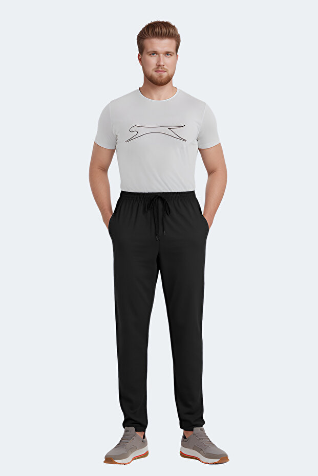 بنطال رياضي رجالي من جيري باللون الأسود St11pe130