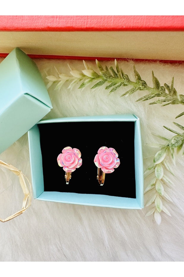 Children's earrings with screw flip self-adjustable clip no holes - pinch earrings