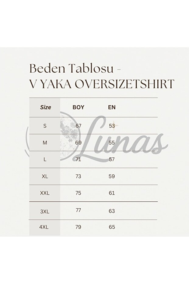 V YAKA OVERSİZE MANDALA BASKILI TİŞÖRT - 3