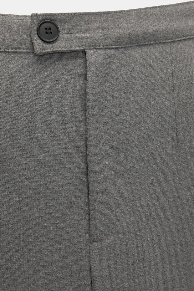 Pensli straight kumaş pantolon - 8