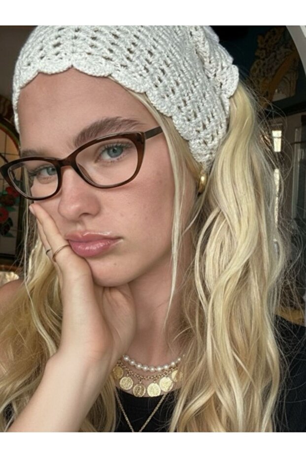 Aventino Brown Cat Eye Small Slanted Tiny Retro Blue Light Protection Glasses Screen Glasses