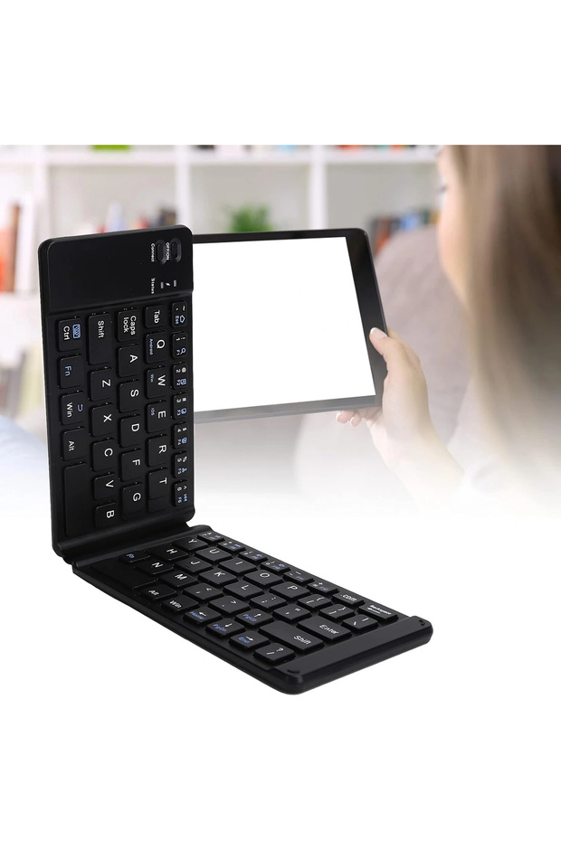 Bluetooth Katlanabilir Klavye Telefon Tablet Pc Uyumlu - 1